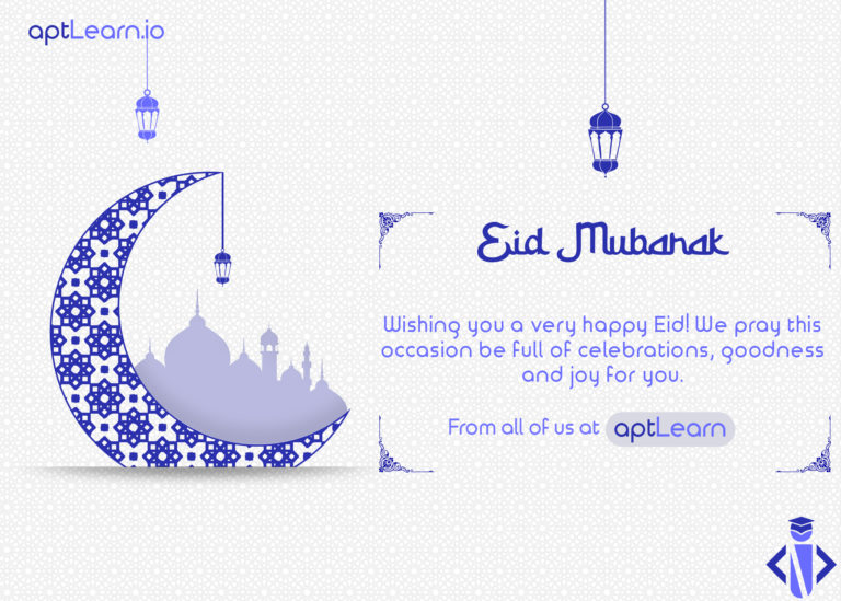 Eid-Mubarak From all of us at aptLearn
