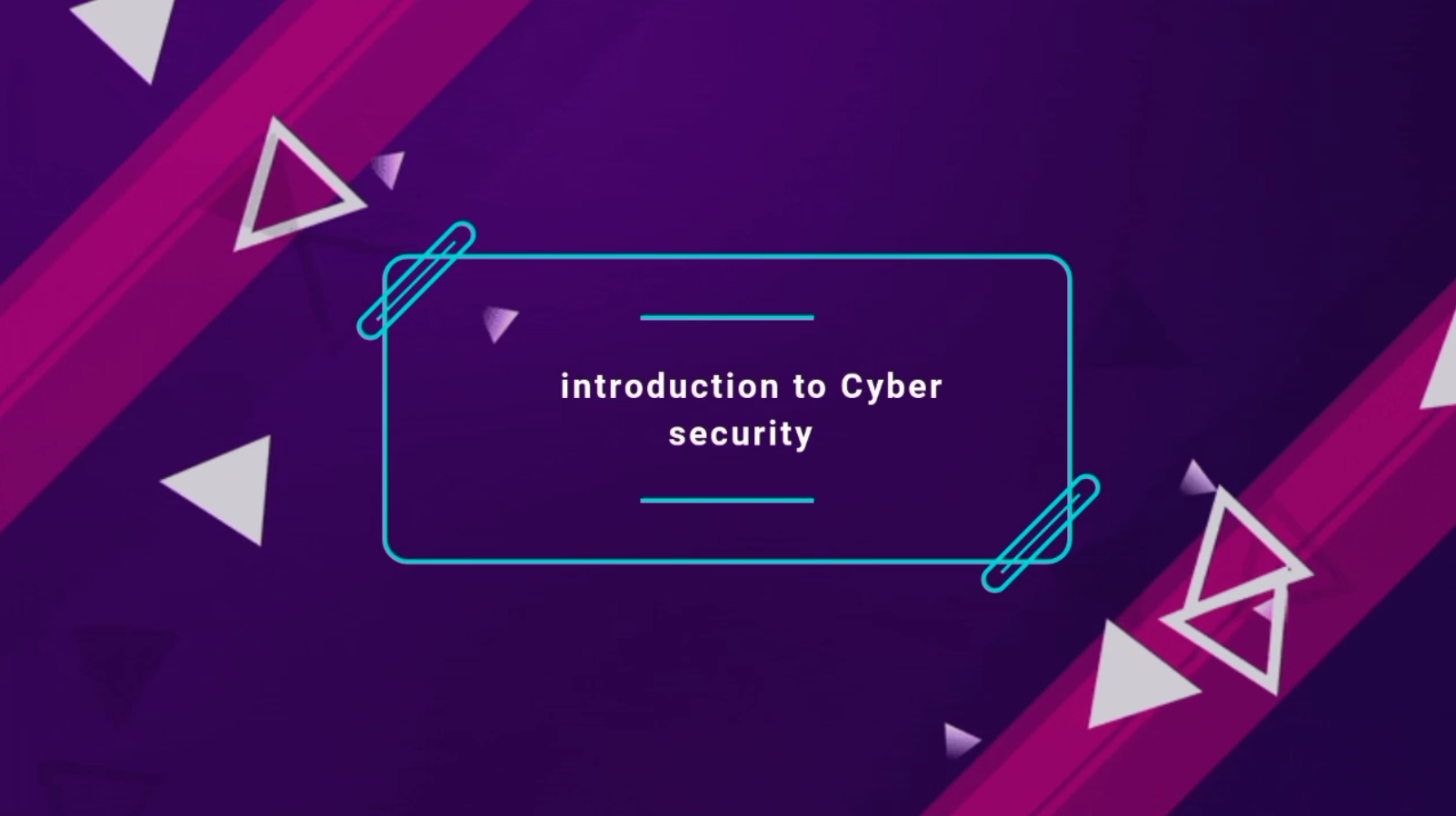 Beginner Course in Cyber Security