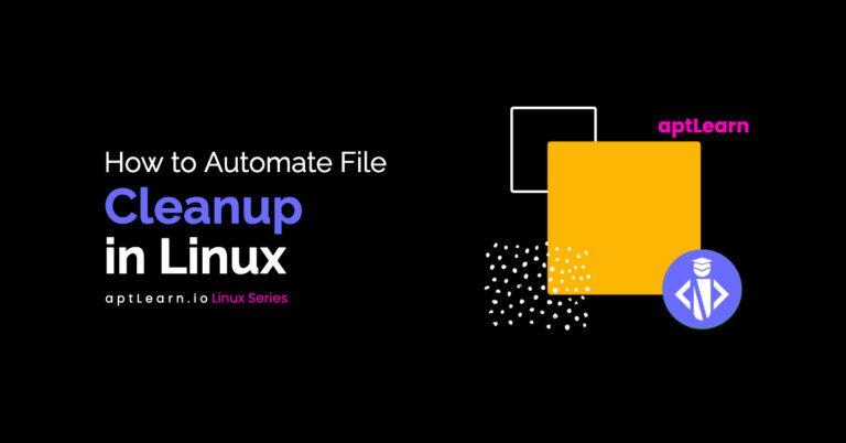 How to Automate File Cleanup in Linux Servers
