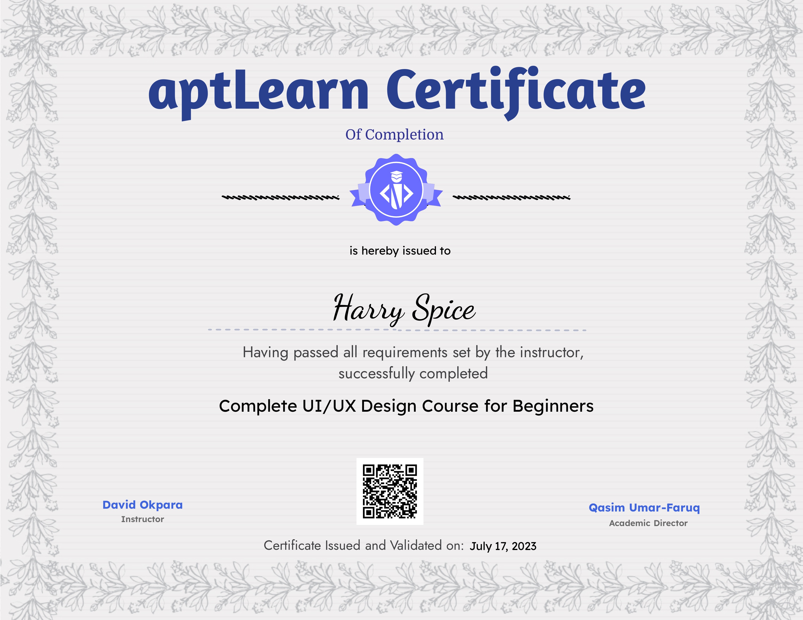 Complete UI/UX Design Course for Beginners