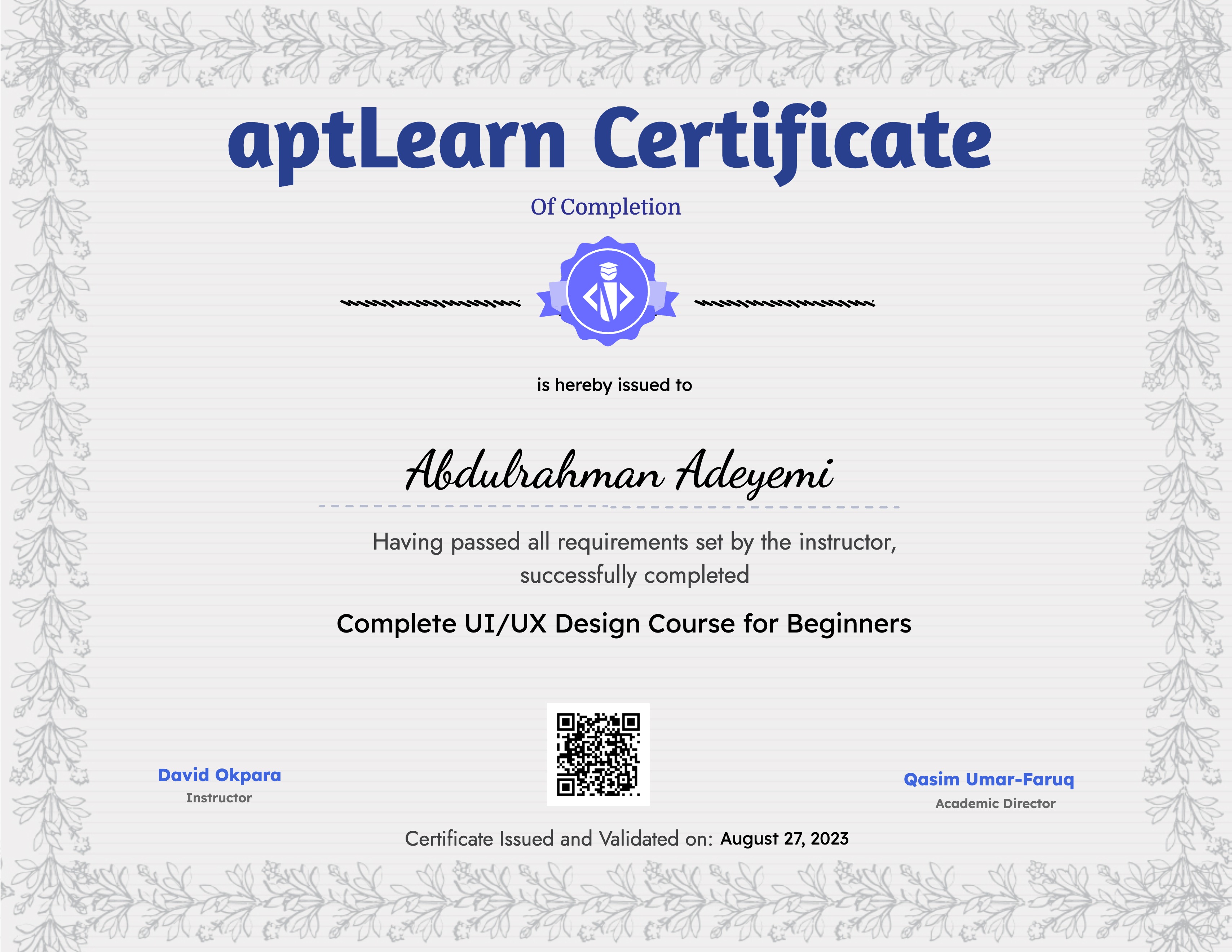 Complete UI/UX Design Course for Beginners