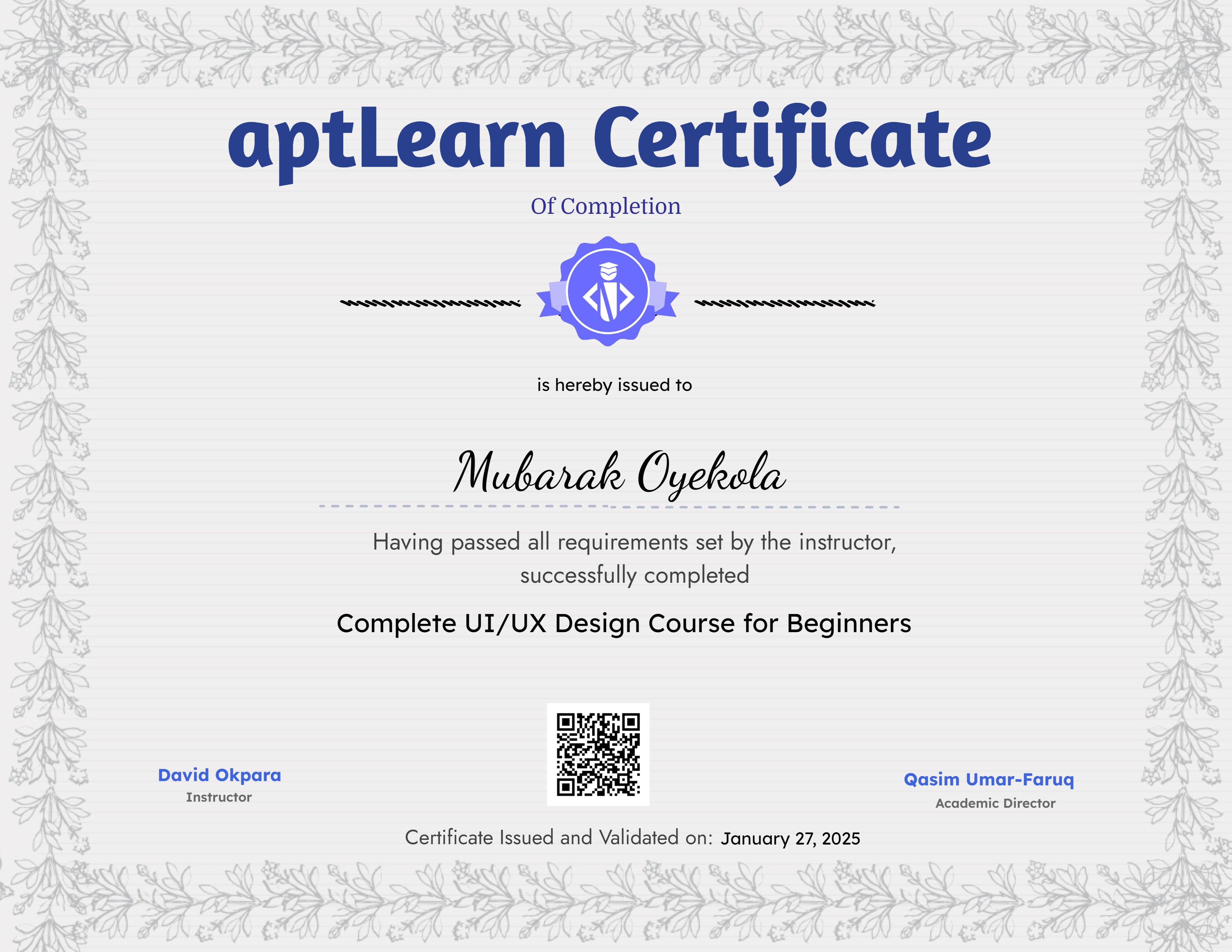 Complete UI/UX Design Course for Beginners